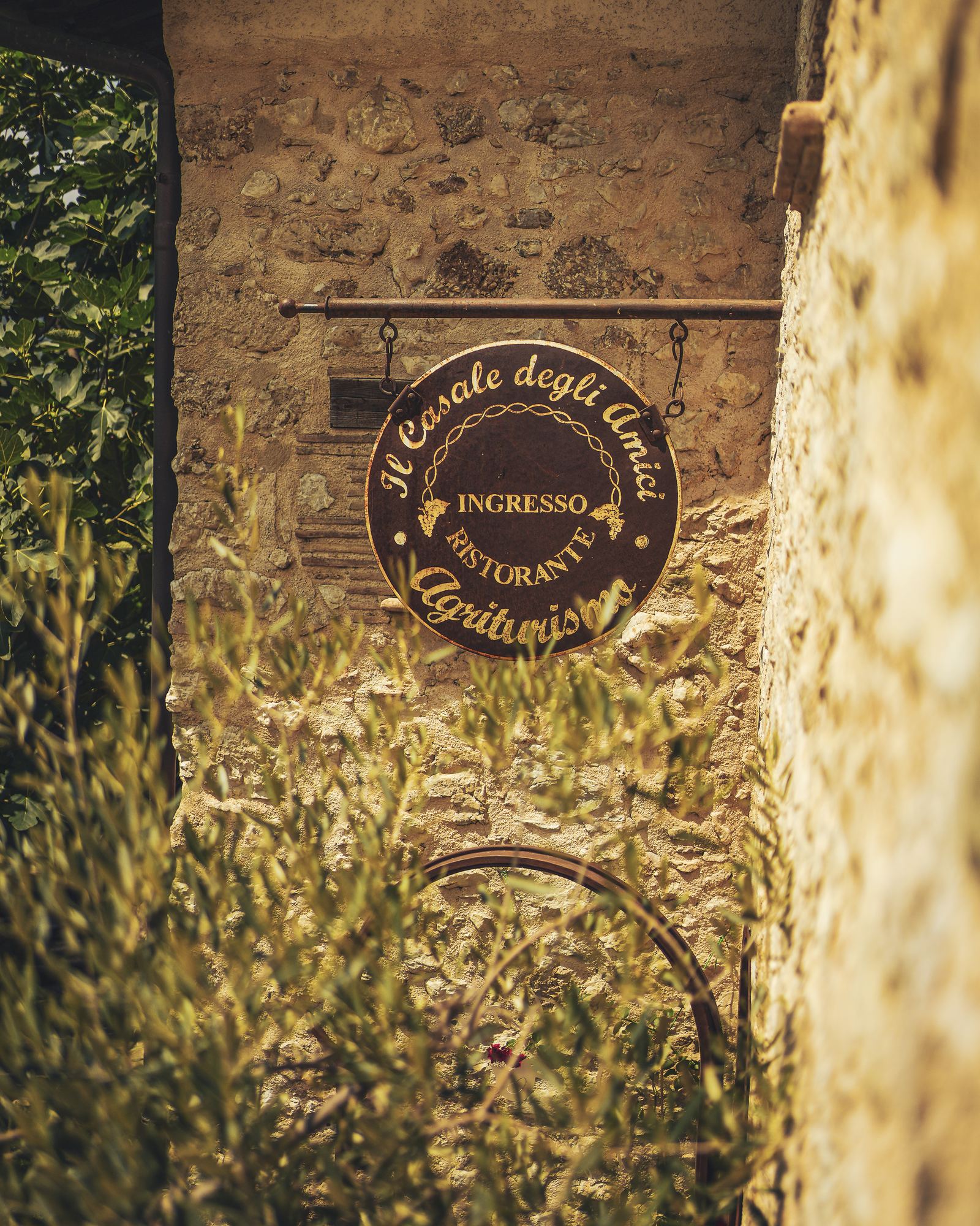 L'insegna dell'agriturismo
